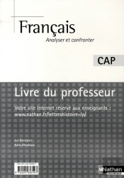 Francais (Cahier D'Activites) - Analyser Et Confronter Cap Professeur 2008