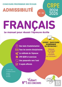 Bertrand.pt - Francais - Crpe 2024-2025 - Epreuve Ecrite D'Admissibilite - Concours Professeur Des Ecoles - Sujet