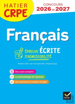 Bertrand.pt - Français ; Crpe ; Épreuve Écrite D'Admissibilité (Édition 2025/2026)