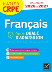 Français ; Crpe ; Épreuve Orale De Leçon, Admission (Édition 2025/2026)