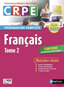 Bertrand.pt - Francais - Epreuve Ecrite 2020 - Tome 2 (Crpe) - 2019