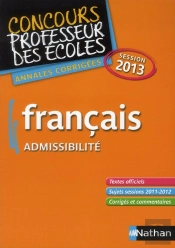 Francais Session 2013 Admissibilite