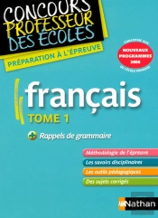 Français T.1 ; Concours Professeur Des Écoles (Édition 2008)