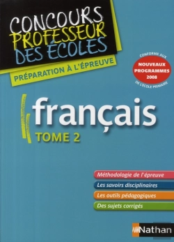 Bertrand.pt - Français T.2 ; Concours Professeur Des Écoles (Édition 2008)