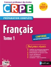 Francais - Tome 1 Epreuve Ecrite Concours Professeur Des Ecoles 2016