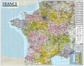 France 1/1m050 (Carte Murale Laminee)