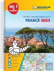 France 2021 -A4 Tourist & Motoring Atlas