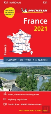 France 2021 - Michelin National Map 721
