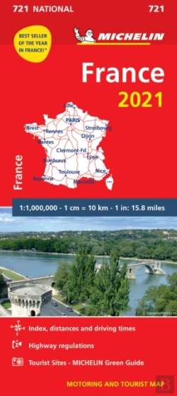 Bertrand.pt - France 2021 - Michelin National Map 721