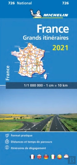 Bertrand.pt - France Route Planning 2021 - Michelin National Map 726