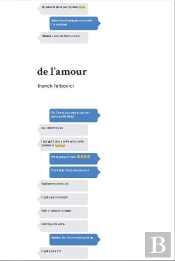 Franck Leibovici De L'Amour /Francais