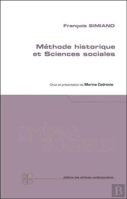 Bertrand.pt - Francois Simiand - Methode Historique Et Sciences Sociales