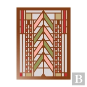 Frank Lloyd Wright Tree Of Life Large Embellished Notecards