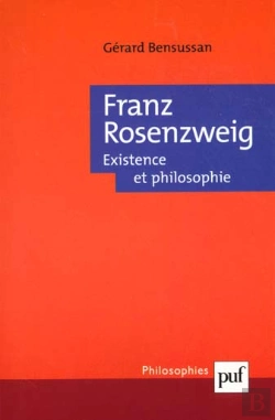 Bertrand.pt - Franz Rosenzweig ; Existence Et Philosophie