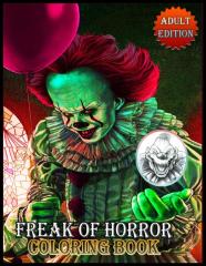 Freak Of Horror Adult Coloring Book