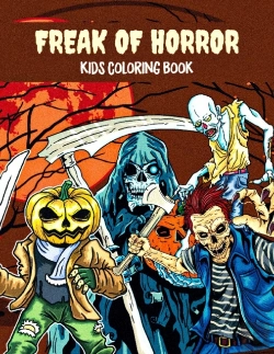 Bertrand.pt - Freak Of Horror Kids Coloring Book