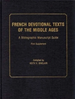 Bertrand.pt - French Devotional Texts Of The Middle Ages, First Supplement