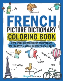 Bertrand.pt - French Picture Dictionary Coloring Book