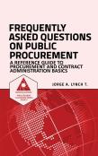Frequently Asked Questions On Public Procurement