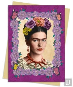 Bertrand.pt - Frida Kahlo: Purple Greeting Card Pack