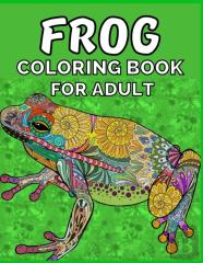 Frog Coloring Book For Adult