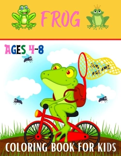 Bertrand.pt - Frog Coloring Book For Kids Ages 4-8