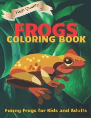 Frogs Coloring Book
