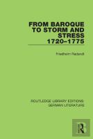 From Baroque To Storm And Stress 1720-1775