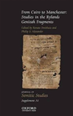 Bertrand.pt - From Cairo To Manchester: Studies In The Rylands Genizah Fragments
