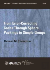 From Error-Correcting Codes Through Sphere Packings To Simple Groups