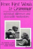 From First Words To Grammar