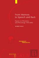 From Memory To Speech And Back