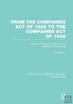 Bertrand.pt - From The Companies Act Of 1929 To The Companies Act Of 1948 (Rle: Accounting)