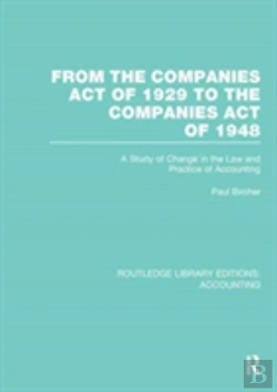 Bertrand.pt - From The Companies Act Of 1929 To The Companies Act Of 1948 (Rle: Accounting)