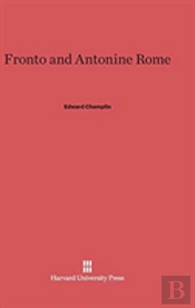 Fronto And Antonine Rome