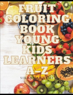 Bertrand.pt - Fruit Coloring Book Young Kids Learners A-Z
