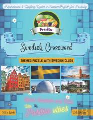 Fruits Crossword Bilingual English-Swedish