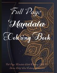 Full Page Mandala Coloring Book