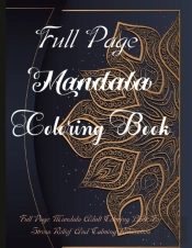 Full Page Mandala Coloring Book