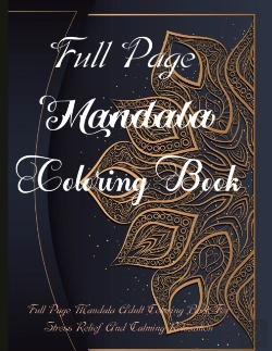 Bertrand.pt - Full Page Mandala Coloring Book
