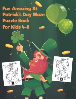Bertrand.pt - Fun Amazing St Patrick'S Day Maze Puzzle Book For Kids 4-8