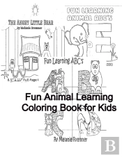 Fun Animal Learning Coloring Book For Kids