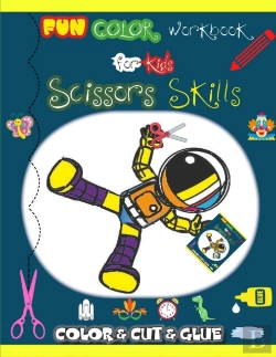 Bertrand.pt - Fun Color Workbook For Kids Scissors Skills