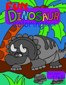 Bertrand.pt - Fun Dinosaur Coloring Book For Ages 4 To 8