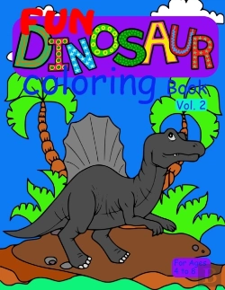 Bertrand.pt - Fun Dinosaur Coloring Book Vol. 2 For Ages 4 To 8