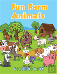 Fun Farm Animals Coloring Book