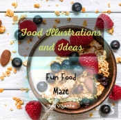 Fun Food Maze - Good And Healthy Cuisine - Food Illustrations And Ideas