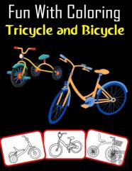 Fun With Coloring Tricycle And Bicycle