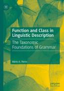 Function And Class In Linguistic Description