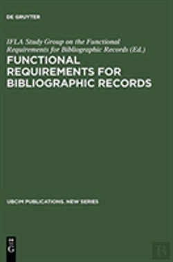 Bertrand.pt - Functional Requirements For Bibliographic Records